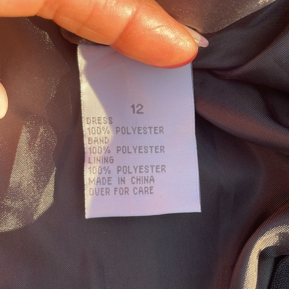 Black and fushia sleeveless dress size 12 -NEW with tags - Picture 6 of 7